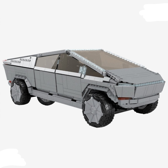 Mattel Creations Other - 2021 MATTEL CREATIONS TESLA MEGA X LEGO CYBERTRUCK